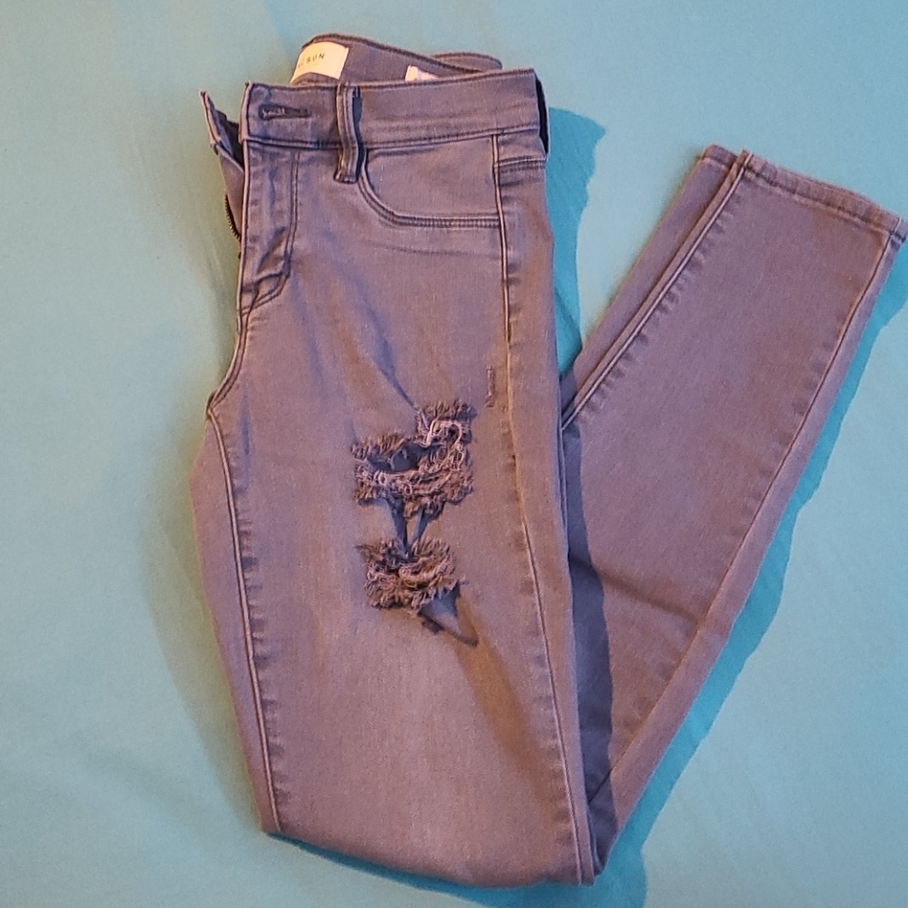 Pacsun Grey Ripped Jean